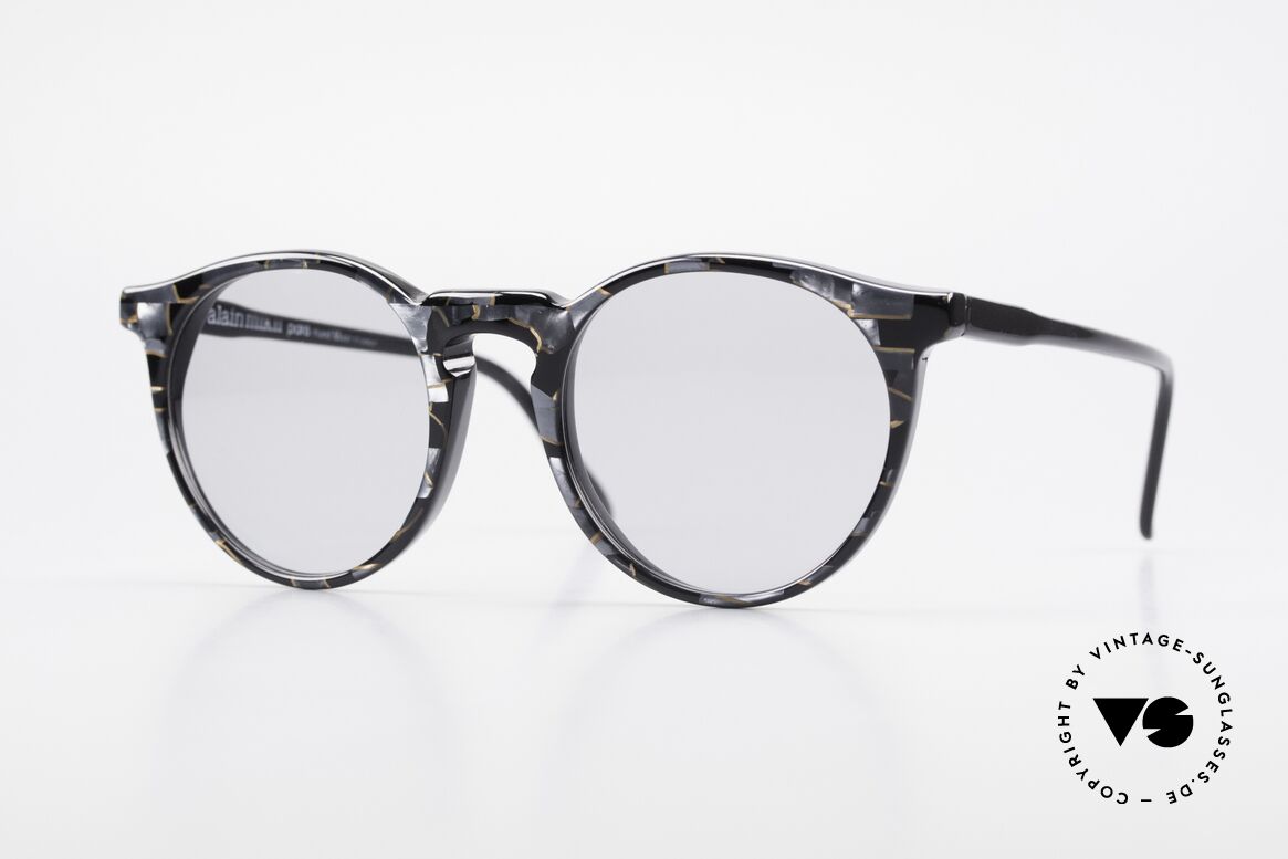 Alain Mikli 034 / 889 Panto Designer Shades 80's, timeless vintage Alain Mikli designer sunglasses, Made for Men and Women