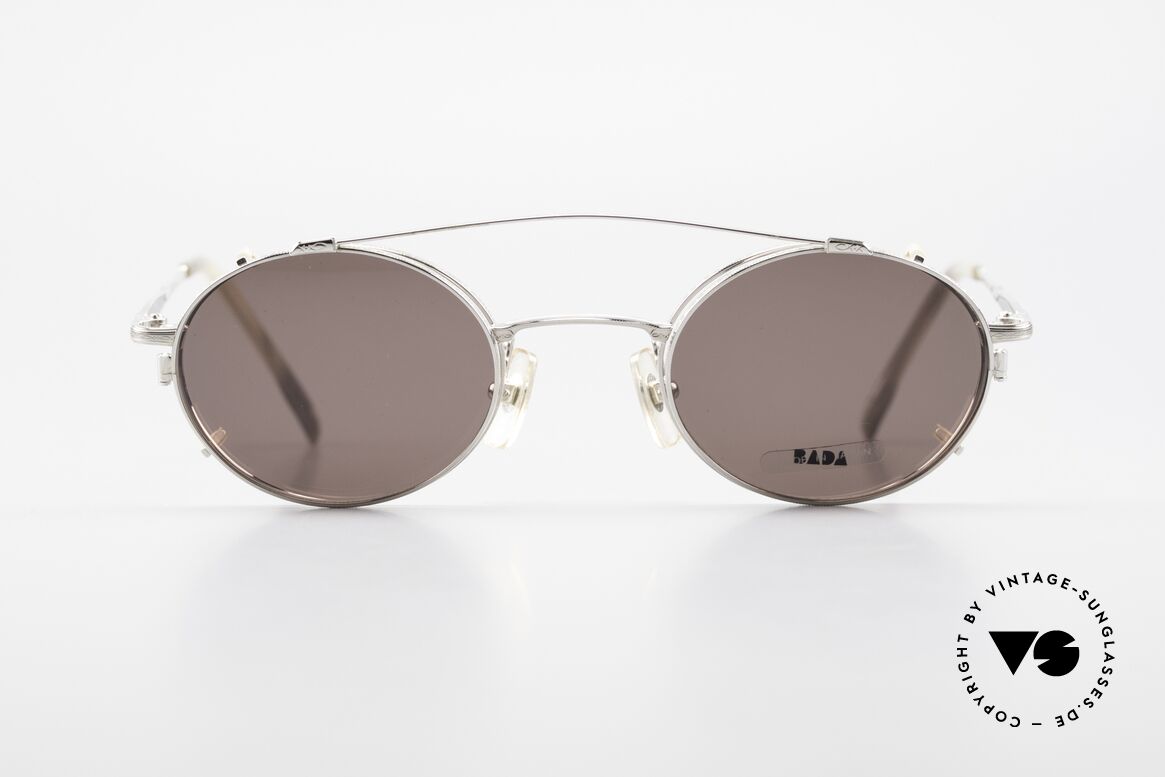 Bada BL1581 90's Eyeglasses With Clip On, rare, old vintage BADA sunglasses from the year 1996, Made for Men and Women