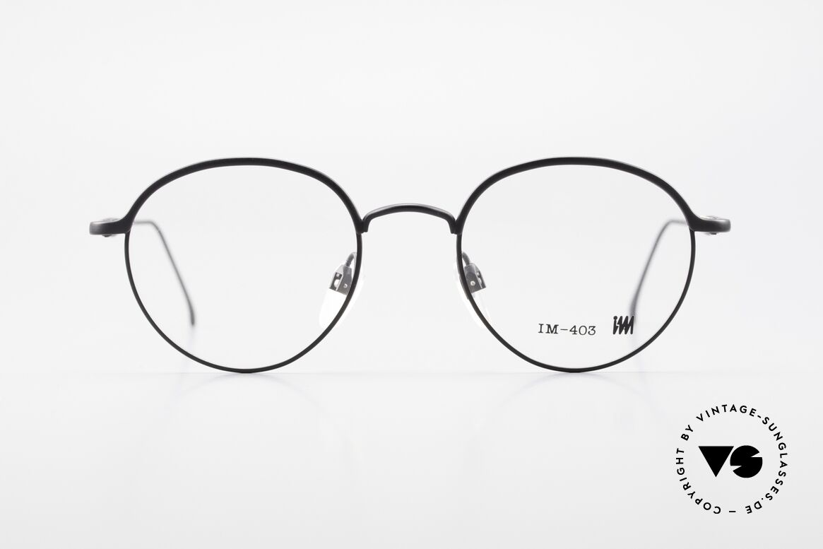 Miyake Design Studio IM403 Connoisseur Panto Glasses 90's, true INSIDER eyeglasses without big branding, Made for Men and Women