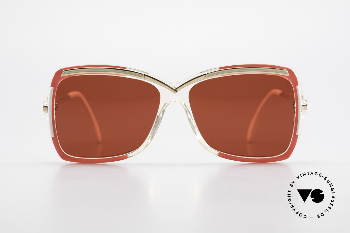 Cazal 177 3D Red Designer Sunglasses, fabulous CAZAL sunglasses for women from 1987, Made for Women