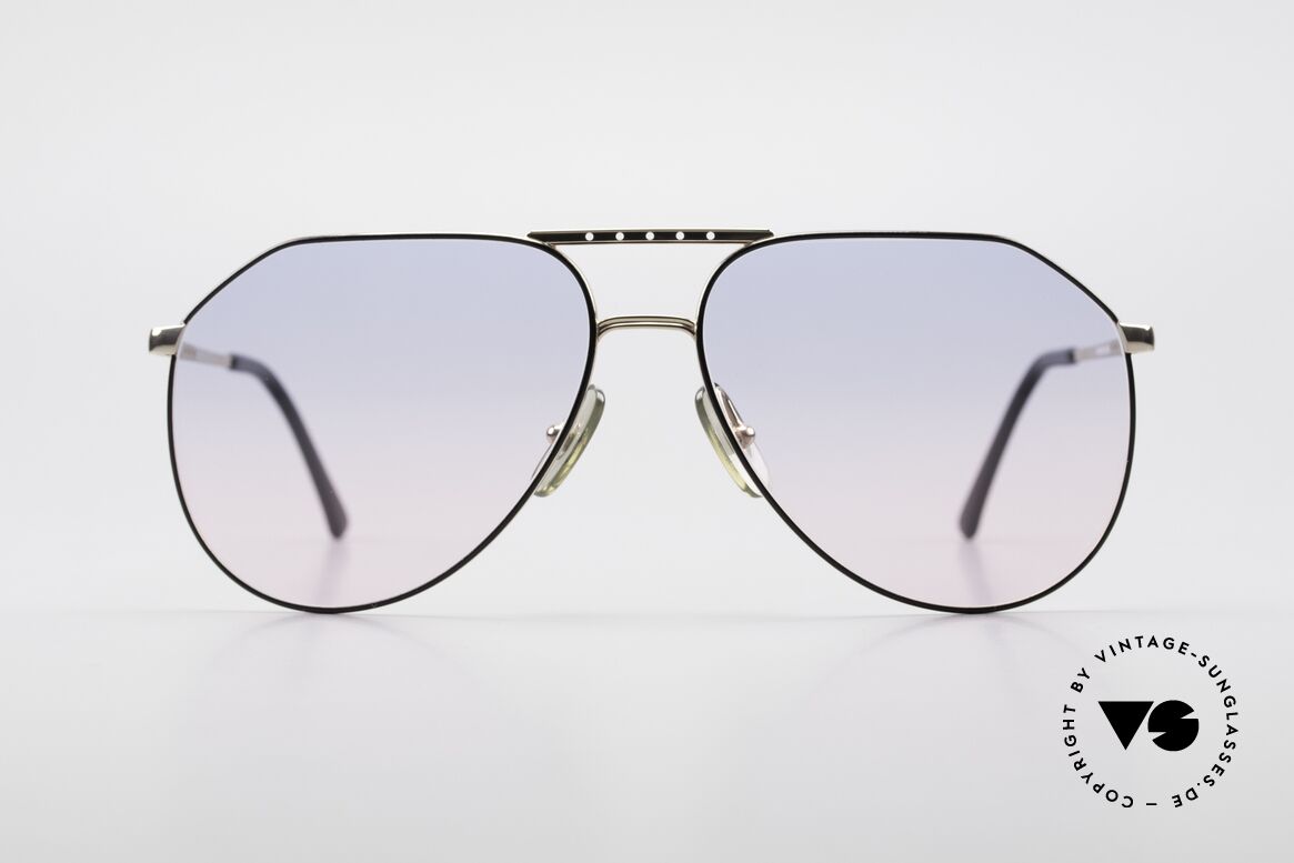 Carrera 5343 Blue Pink Gradient Sun Lenses, interesting vintage 80's designer shades by Carrera, Made for Men