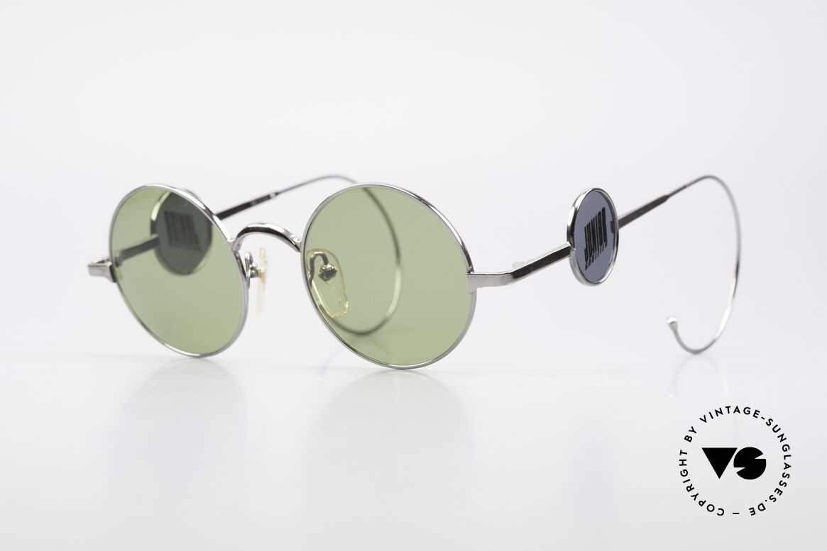 Jean Paul Gaultier 58-0103 4lens Design With Side Shields, very creative vintage sunglasses by Jean Paul Gaultier, Made for Men and Women