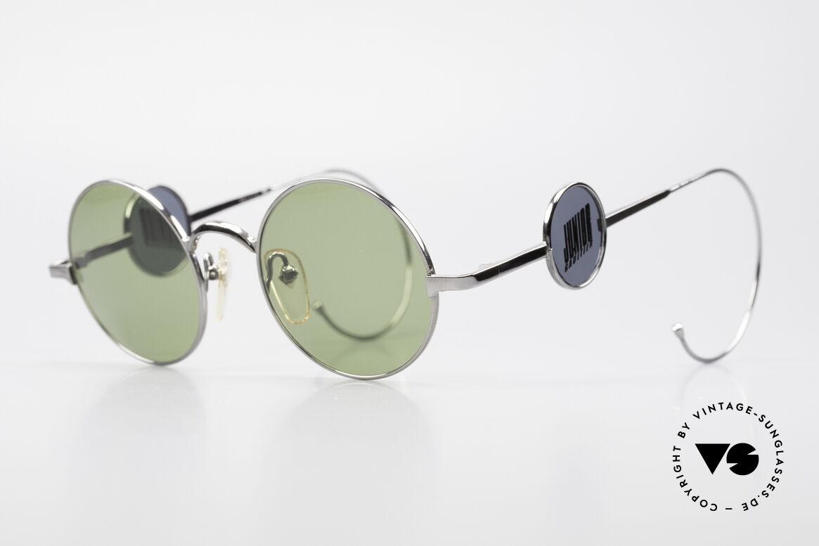 Jean Paul Gaultier 58-0103 4lens Design With Side Shields, a designer highlight from the 90's - just rare & fancy, Made for Men and Women