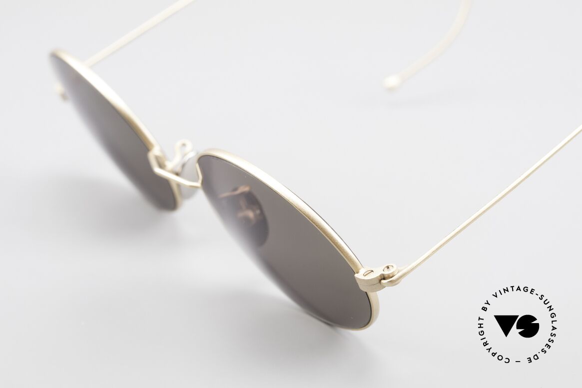 Cutler And Gross 0410 Oval Frame With Sports Temples, never worn; like all our vintage Cutler & Gross eyewear, Made for Men and Women
