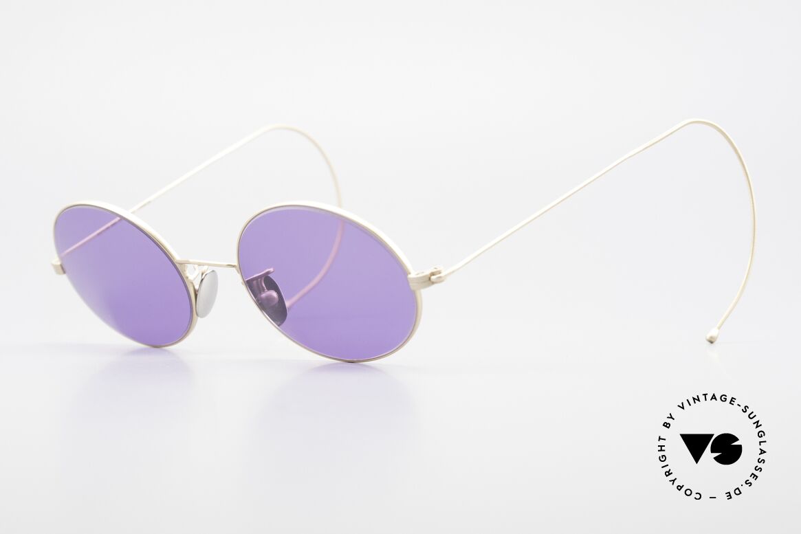 Cutler And Gross 0410 Oval Sunglasses Sports Temples, CUTLER and GROSS designer shades from the late 90's, Made for Men and Women