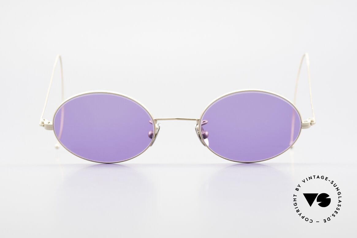 Cutler And Gross 0410 Oval Sunglasses Sports Temples, classic, timeless UNDERSTATEMENT luxury sunglasses, Made for Men and Women