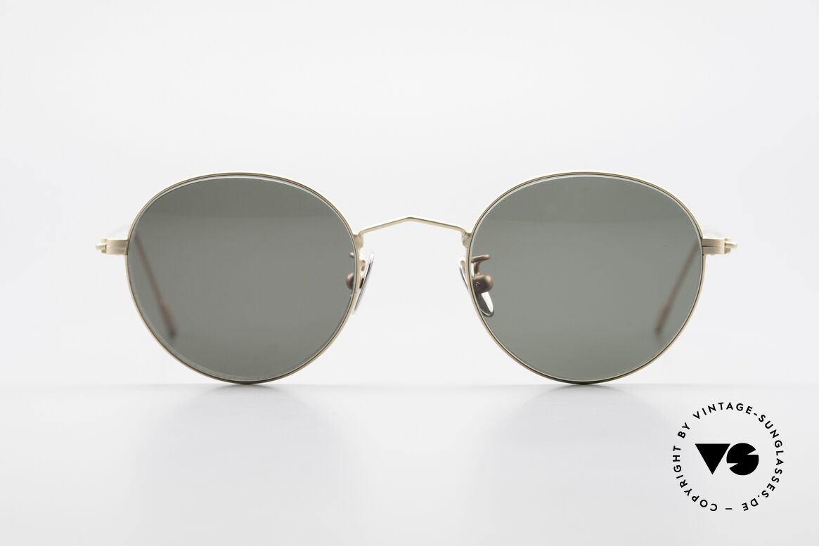 Cutler And Gross 0369 90's Panto Designer Sunglasses, CUTLER and GROSS designer shades from the late 90's, Made for Men and Women