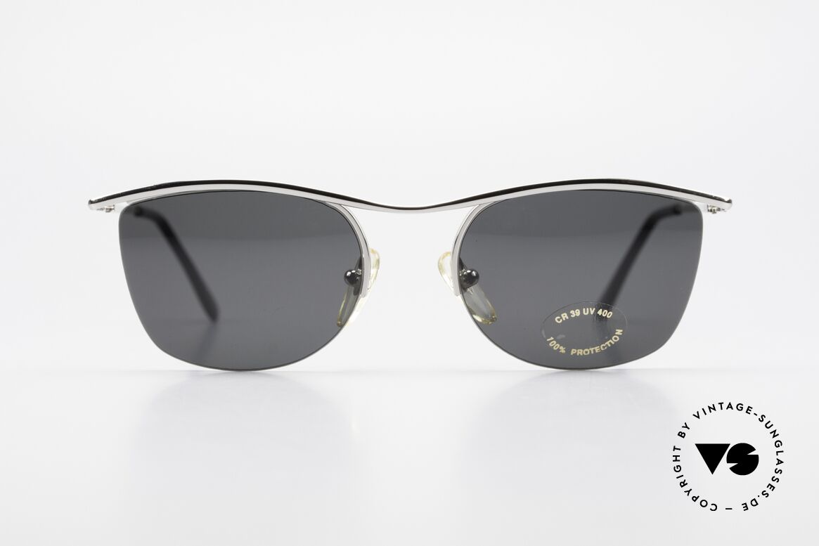 Cutler And Gross 0422 Half Rimless Sunglasses 90's, CUTLER and GROSS designer shades from the late 90's, Made for Men and Women