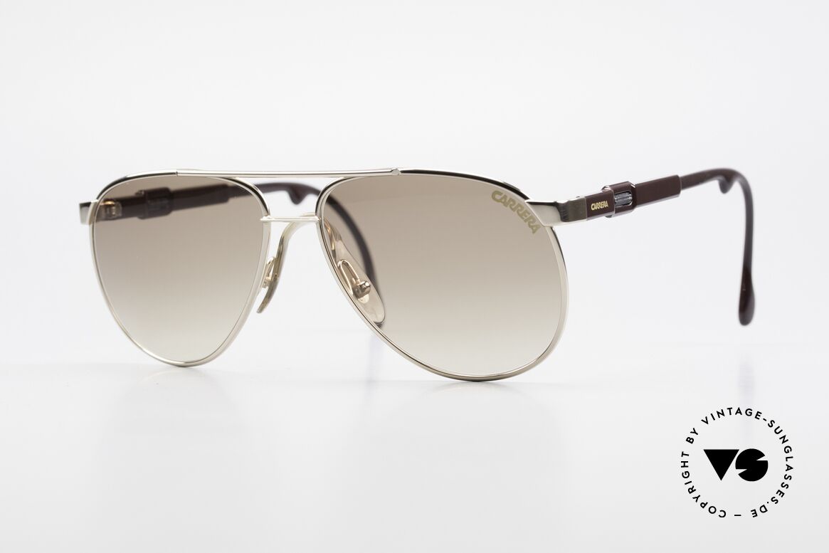 Carrera 5348 80's Vario Sports Sunglasses, brilliant vintage Carrera 80s sunglasses, size 56°15, Made for Men and Women