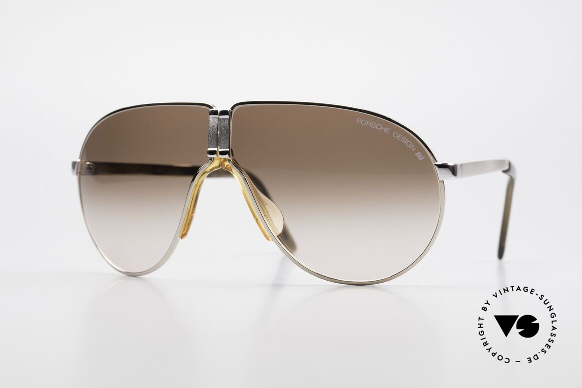 Porsche 5622 Rare 80's Folding Sunglasses, practical folding model by Porsche Carrera from the 80's, Made for Men