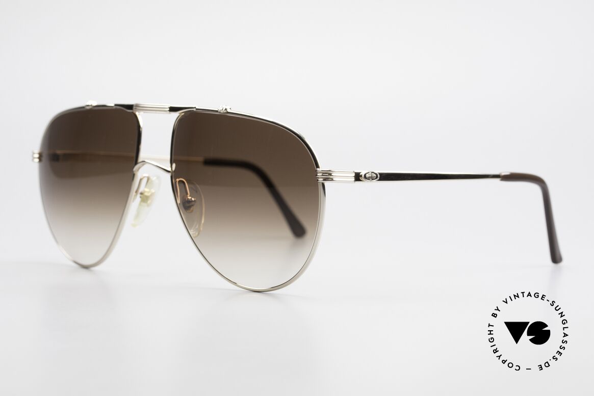 Christian Dior 2248 XL 80's Monsieur Sunglasses, classic aviator design in XL size 60-17 (145mm width), Made for Men