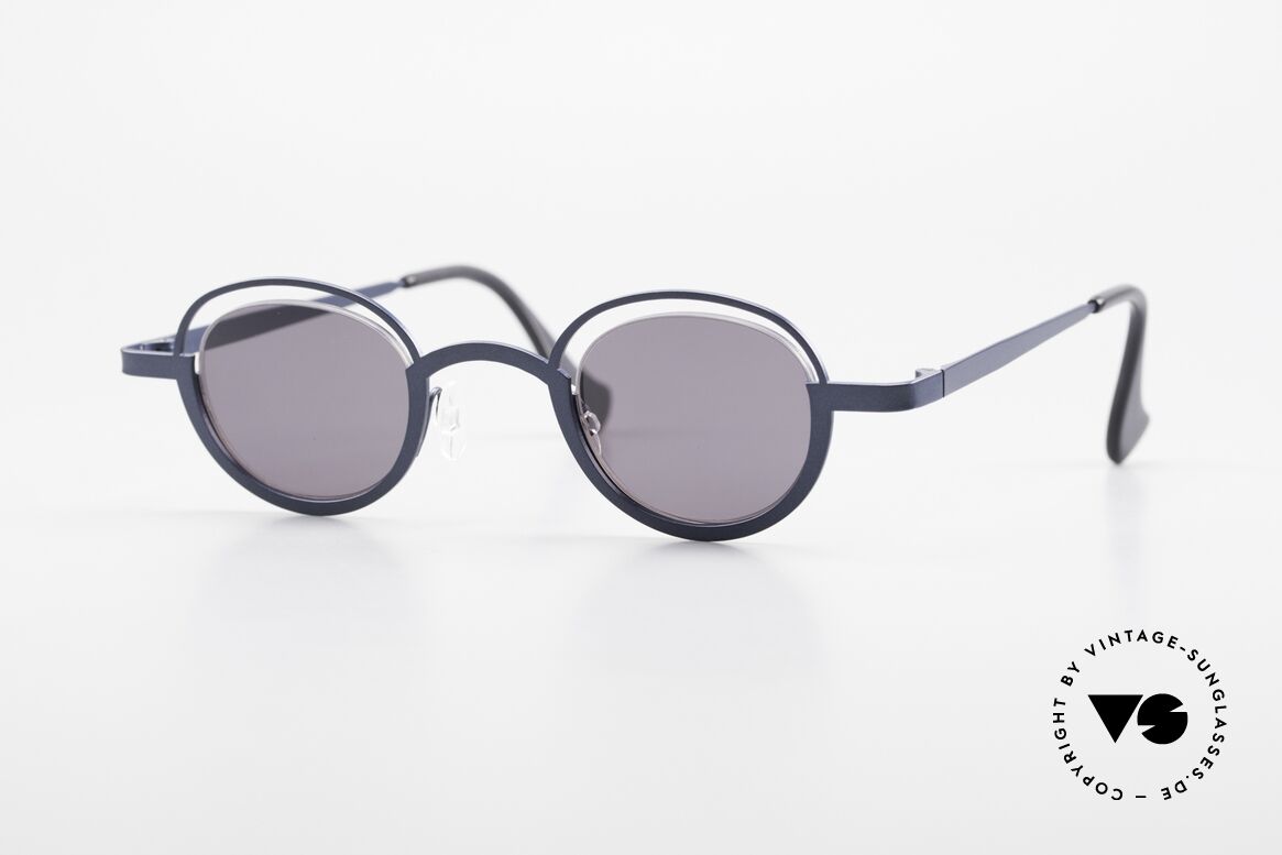 Theo Belgium Dozy Slim 90s Crazy Designer Sunglasses, vintage THEO Belgium sunglasses from approx. '97, Made for Men and Women