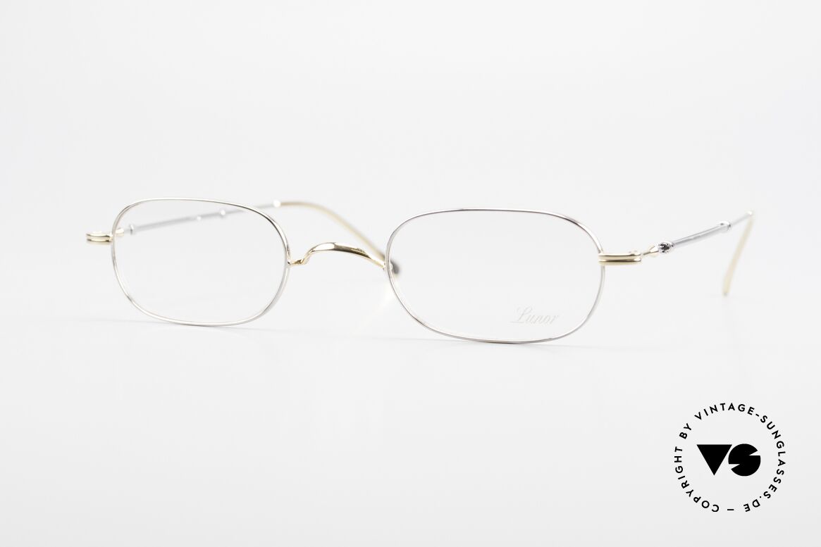 Lunor Telescopic 403 BC Extendable Frame For Gents, Lunor: shortcut for French "Lunette d'Or" (gold glasses), Made for Men