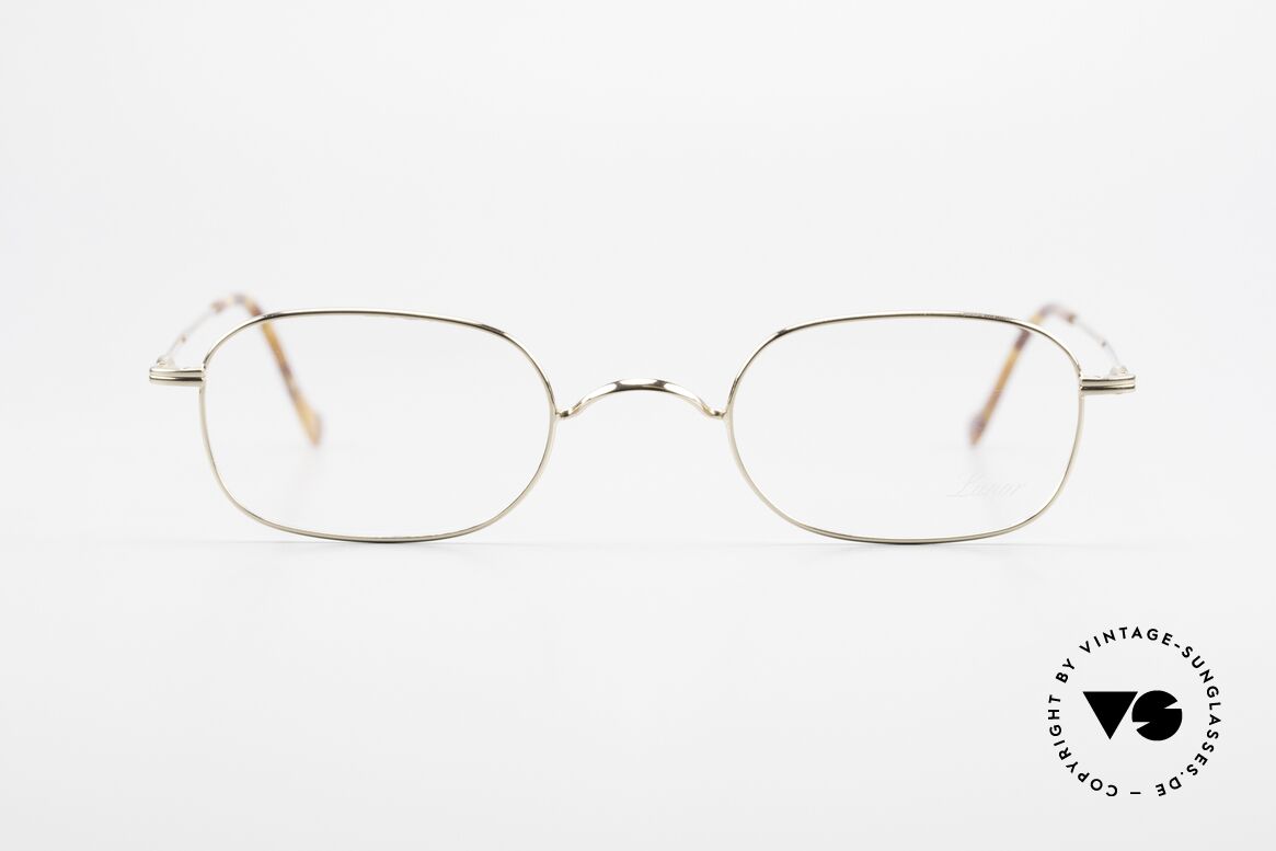 Lunor 322 Classic Vintage Eyeglasses 90s, LUNOR: shortcut for French "Lunette d'Or" (gold glasses), Made for Men and Women