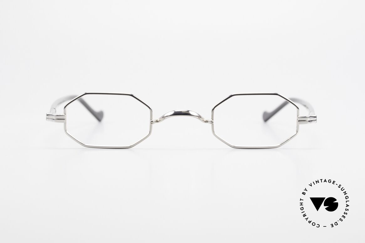 Lunor Octag II-A Octagonal Vintage Eyeglasses, Lunor: shortcut for French "Lunette d'Or" (gold glasses), Made for Men and Women