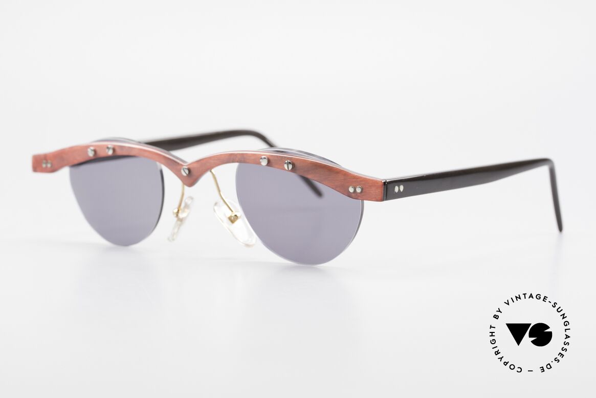 Theo Belgium Gamma 90's Buffalo Horn Sunglasses, made for the avant-garde, individualists; trend-setters, Made for Men and Women