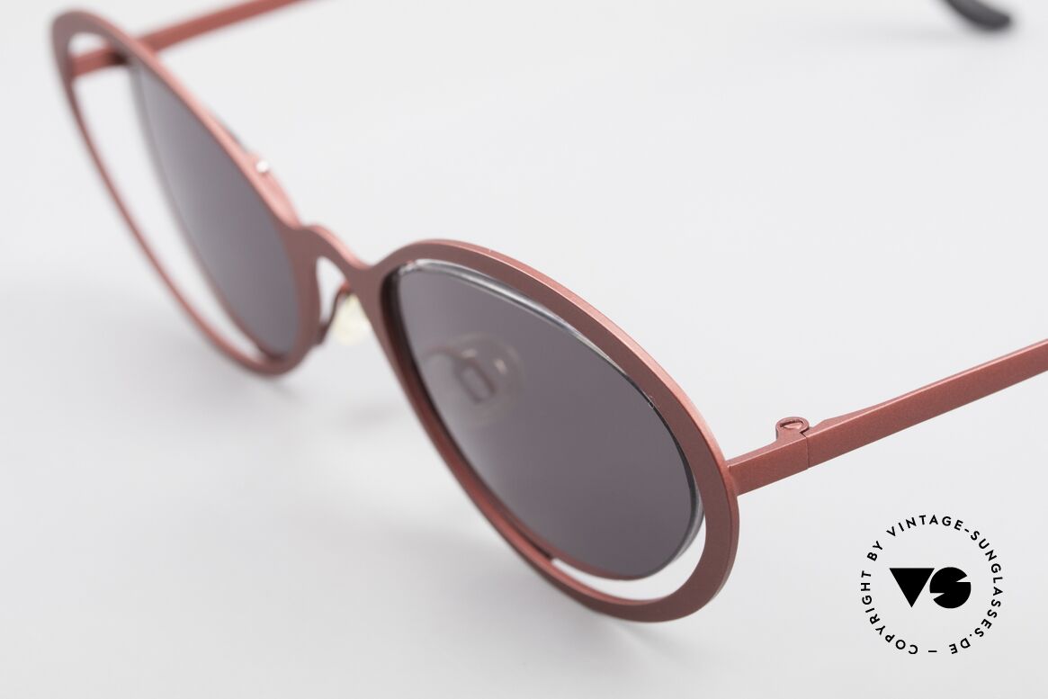 Theo Belgium LuLu Rimless Cateye Shades 90's, an extraordinary designer piece by THEO BELGIUM, Made for Women