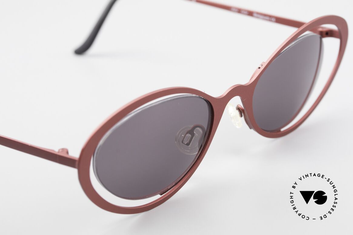 Theo Belgium LuLu Rimless Cateye Shades 90's, unworn, one of a kind, Theo specs for all who dare ;), Made for Women