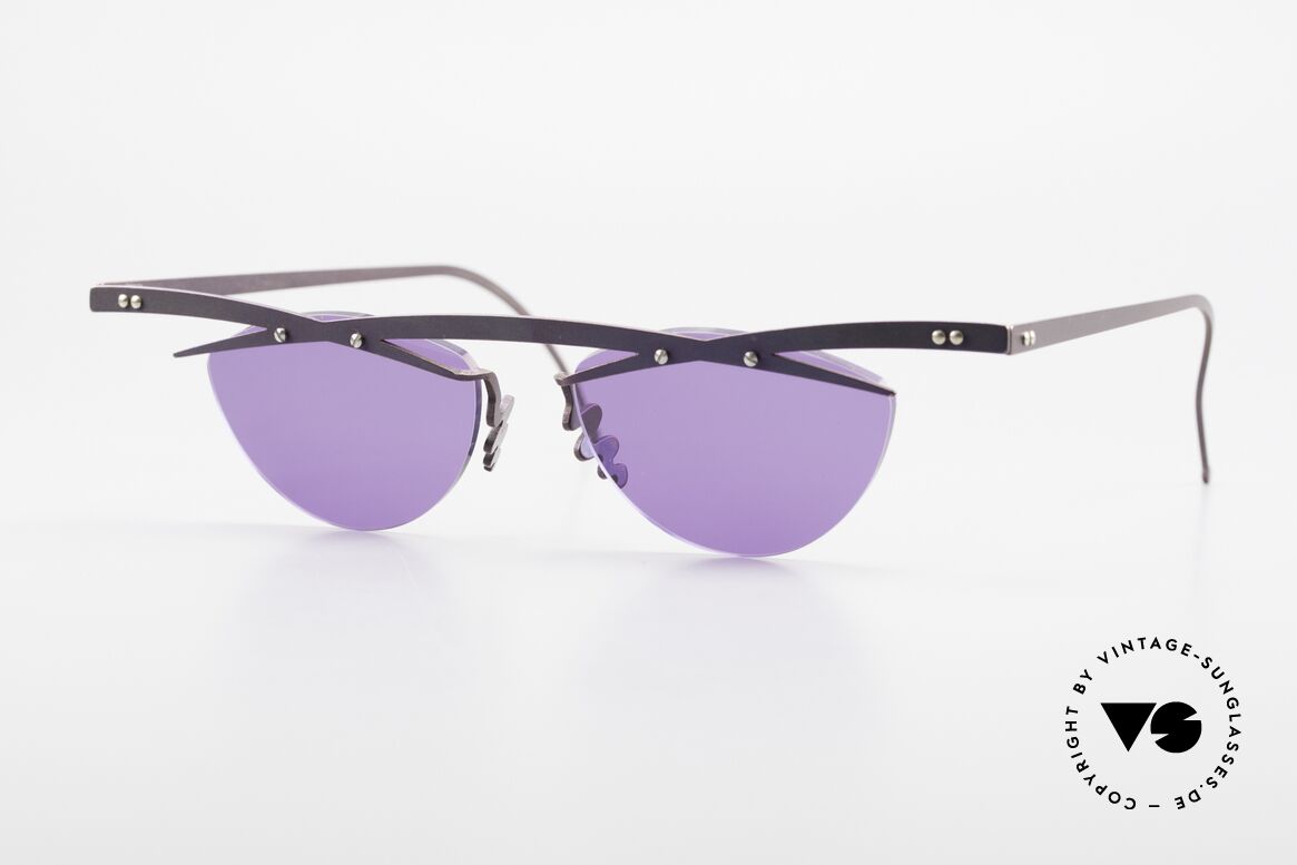 Theo Belgium Tita III 4 XL Crazy Vintage Sunglasses, Theo Belgium: the most self-willed brand in the world, Made for Men and Women