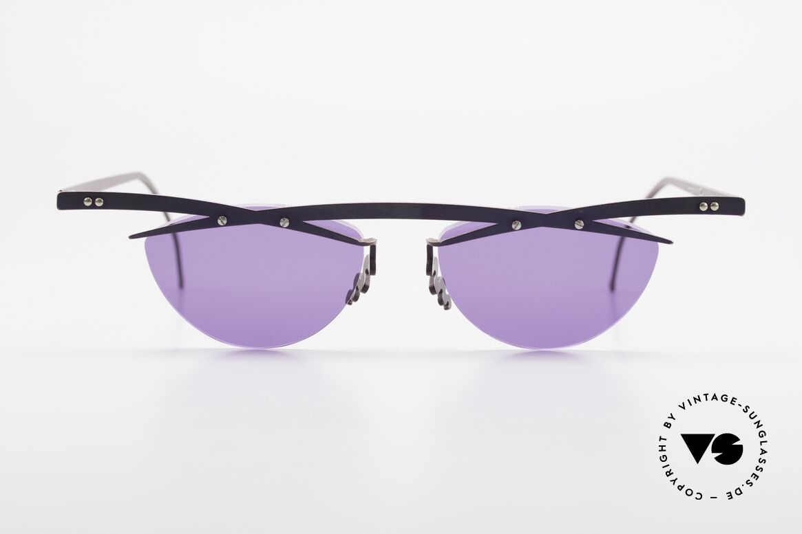Theo Belgium Tita III 4 XL Crazy Vintage Sunglasses, founded in 1989 as 'anti mainstream' eyewear / glasses, Made for Men and Women