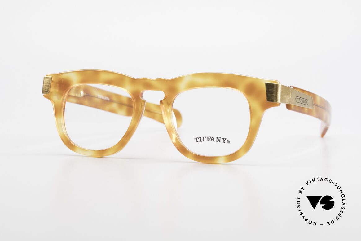 Tiffany T739 Striking Vintage Nerd Frame, enormous punchy vintage glasses by TIFFANY, Made for Men