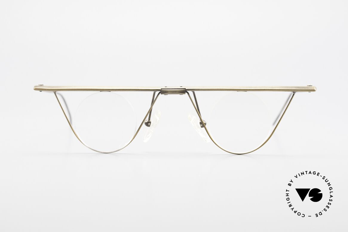 GMC 6600 Rimless Art Glasses Bauhaus, vintage 90's Trend Company designer eyeglasses, Made for Men and Women