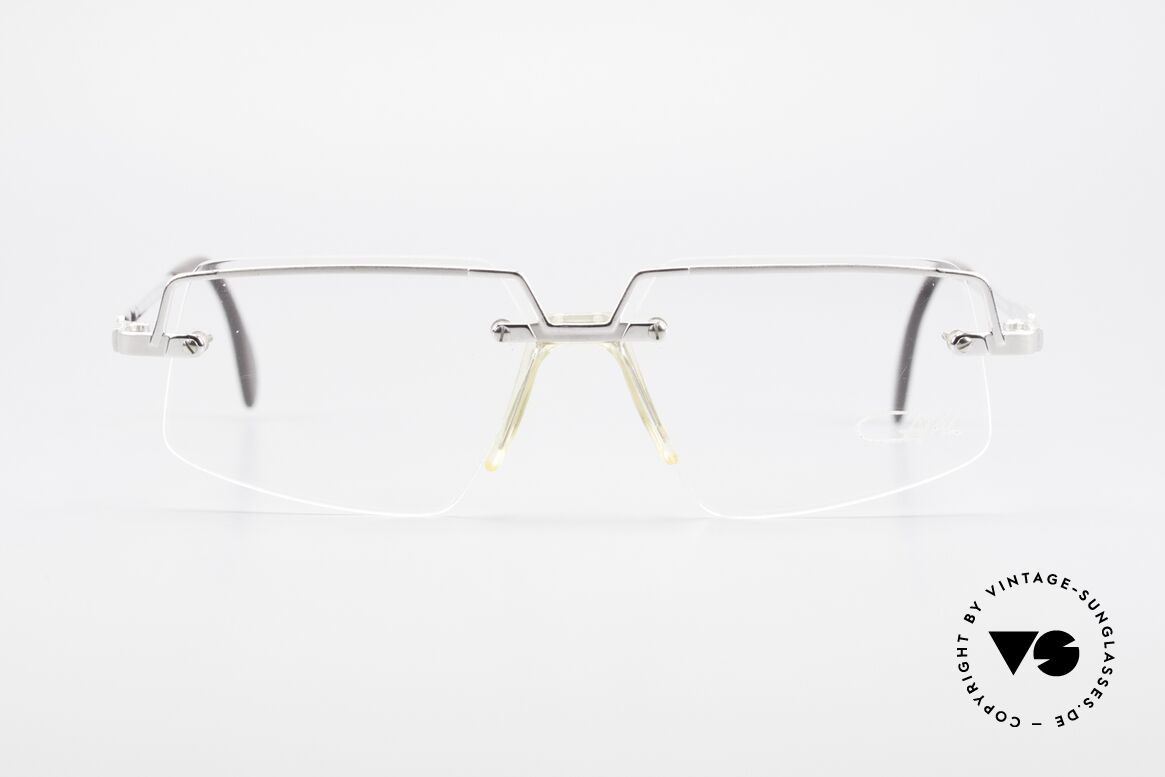 Cazal 742 Rimless Cazal Men's Frame, vintage Cazal designer glasses from the 90's, Made for Men