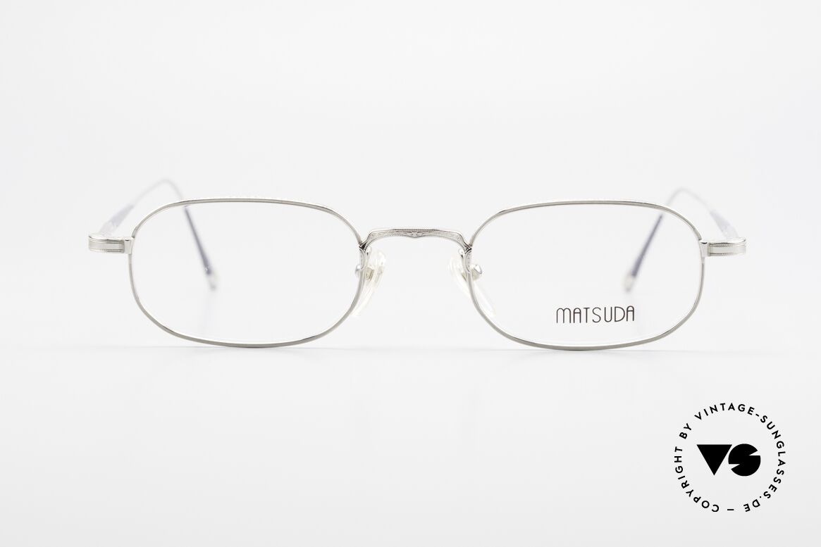Matsuda 10108 90's Men's Eyeglasses High End, vintage Matsuda designer eyeglasses from the mid 90's, Made for Men