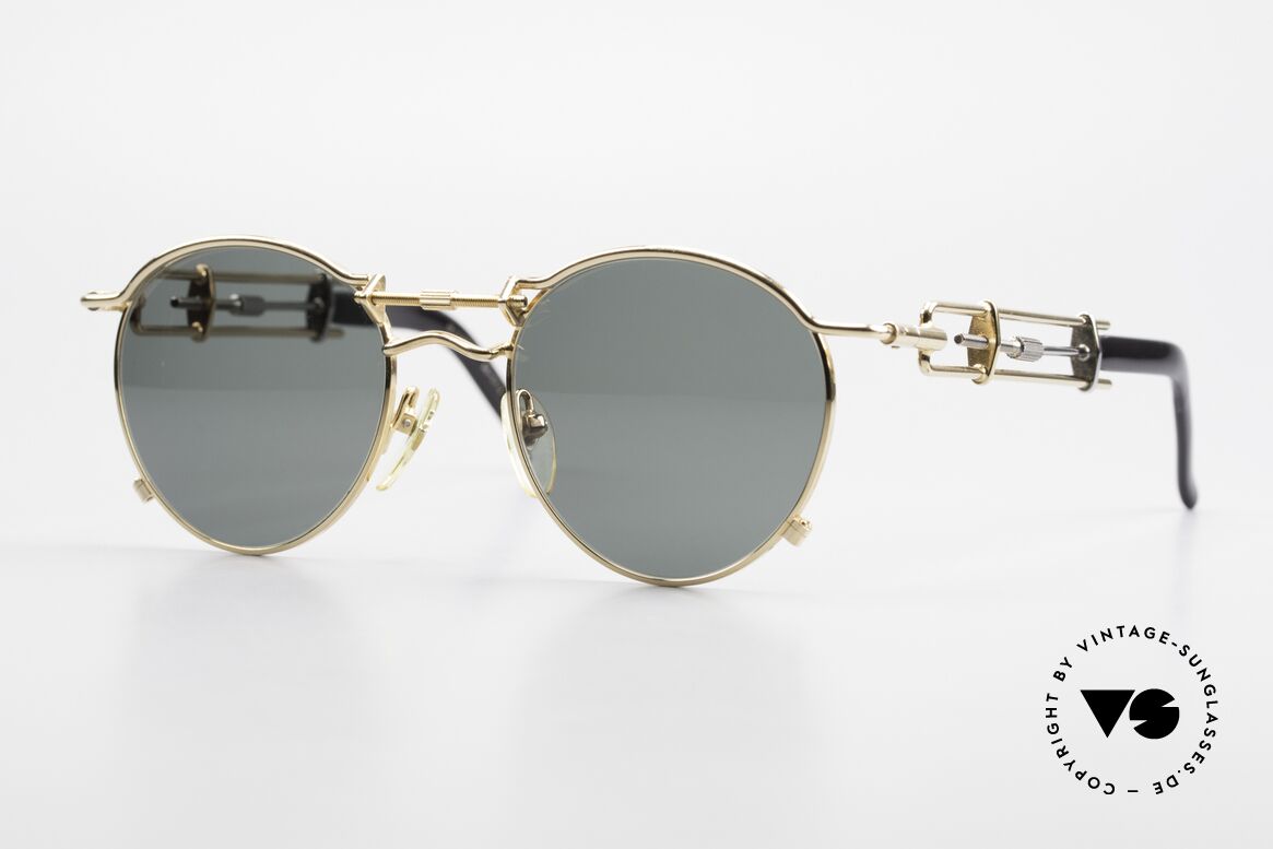 Jean Paul Gaultier 56-0174 90's Steampunk Shades Tupac, rare and unique Jean Paul GAULTIER designer sunglasses, Made for Men and Women