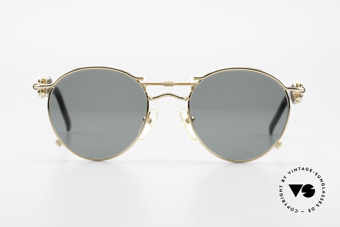 Jean Paul Gaultier 56-0174 90's Steampunk Shades Tupac, rare and unique Jean Paul GAULTIER designer sunglasses, Made for Men and Women