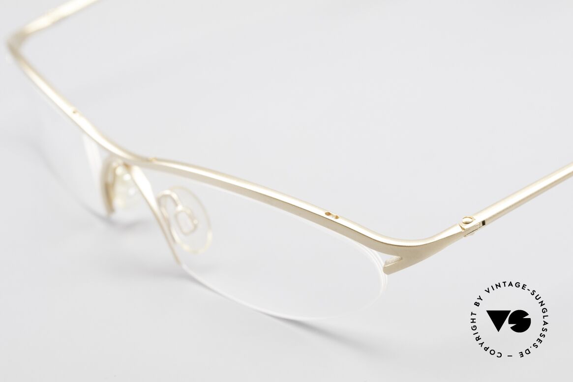 Bugatti 342 Odotype Semi Rimless Nylor Frame, demo lenses are fixed with a Nylor thread, Made for Men