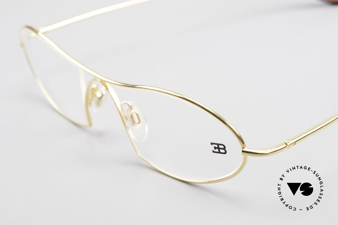 Bugatti 345 Odotype Men's Designer Vintage Frame, very special lens construction; TOP comfort, Made for Men