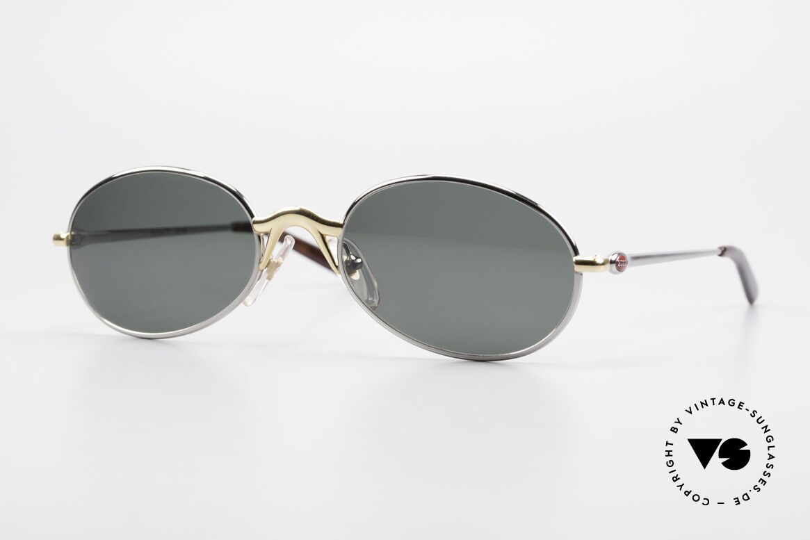 Bugatti 22126 Rare Oval 90's Vintage Shades, elegant vintage oval designer sunglasses by BUGATTI, Made for Men