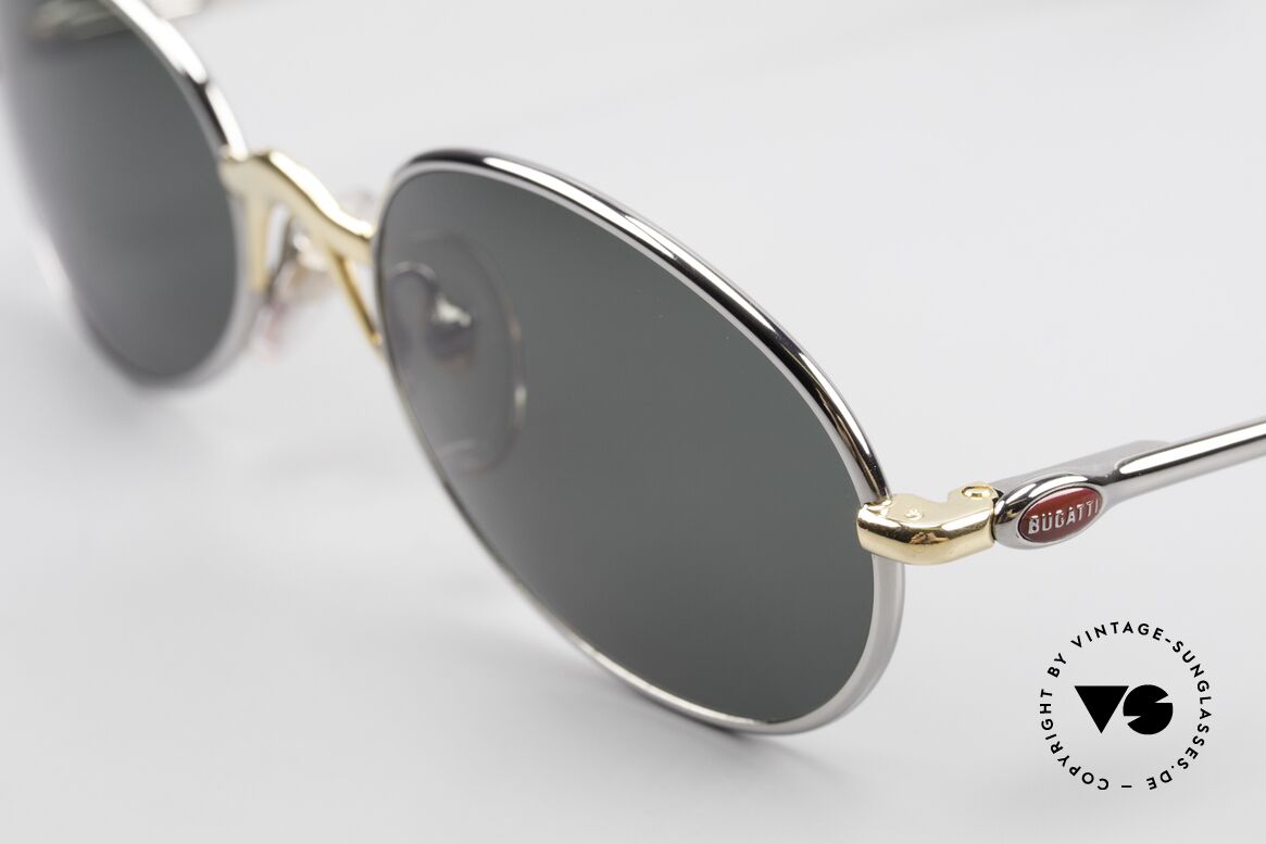 Bugatti 22126 Rare Oval 90's Vintage Shades, unworn (like all our rare vintage 90's Bugatti eyewear), Made for Men