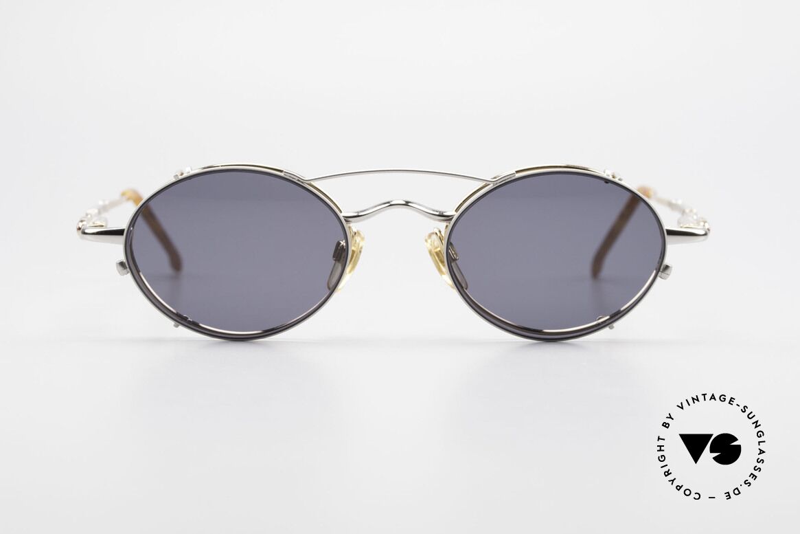 Bugatti 29508 Vintage Glasses with Sun Clip, classic Bugatti sunglasses from app. 1995/96, Made for Men