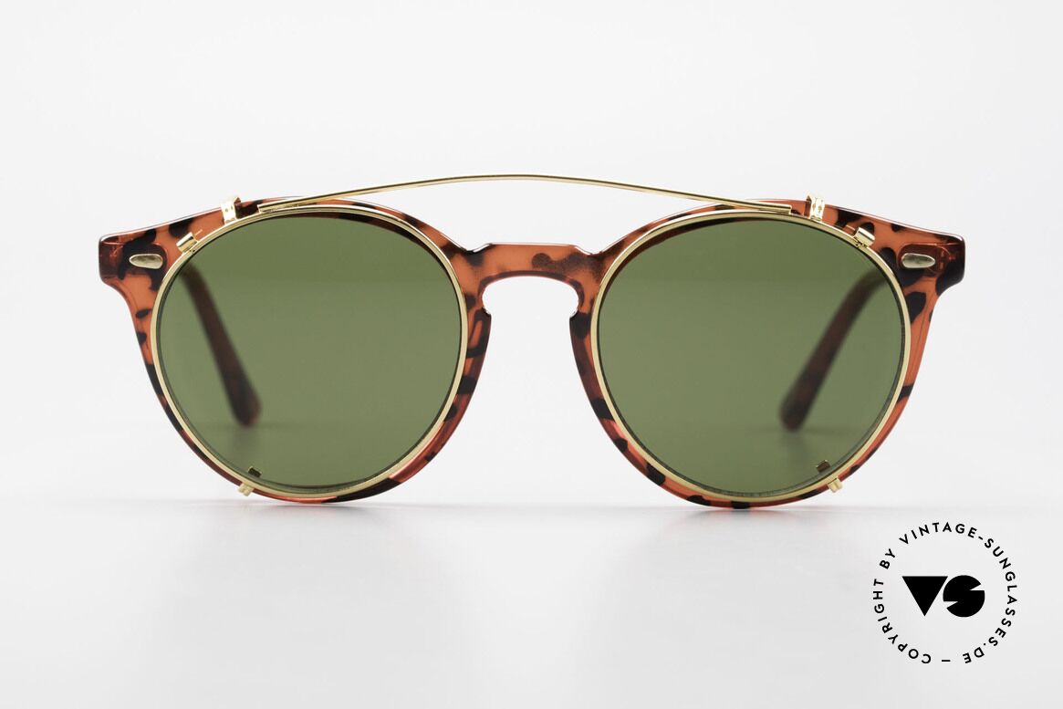 Carrera 5256 Clip Panto Frame Johnny Depp Style, timeless vintage Carrera Sunjet frame with sun clip, Made for Men and Women