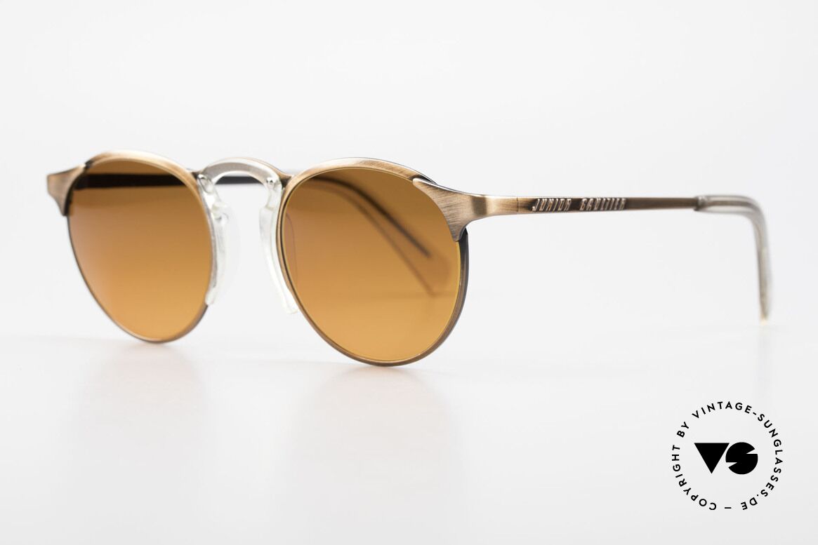 Jean Paul Gaultier 57-0174 90's JPG Panto Sunglasses, outstanding craftsmanship (frame made in Japan), Made for Men