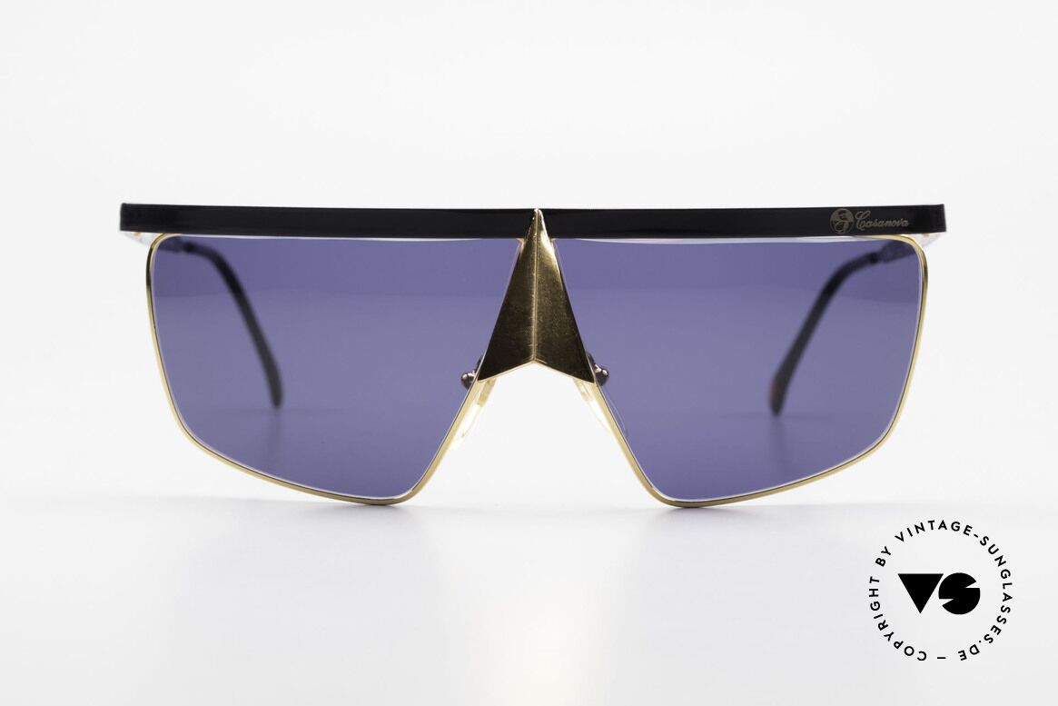 Casanova FC10 24kt Noseguard Sunglasses, distinctive Venetian design in style of the 18th century, Made for Men and Women