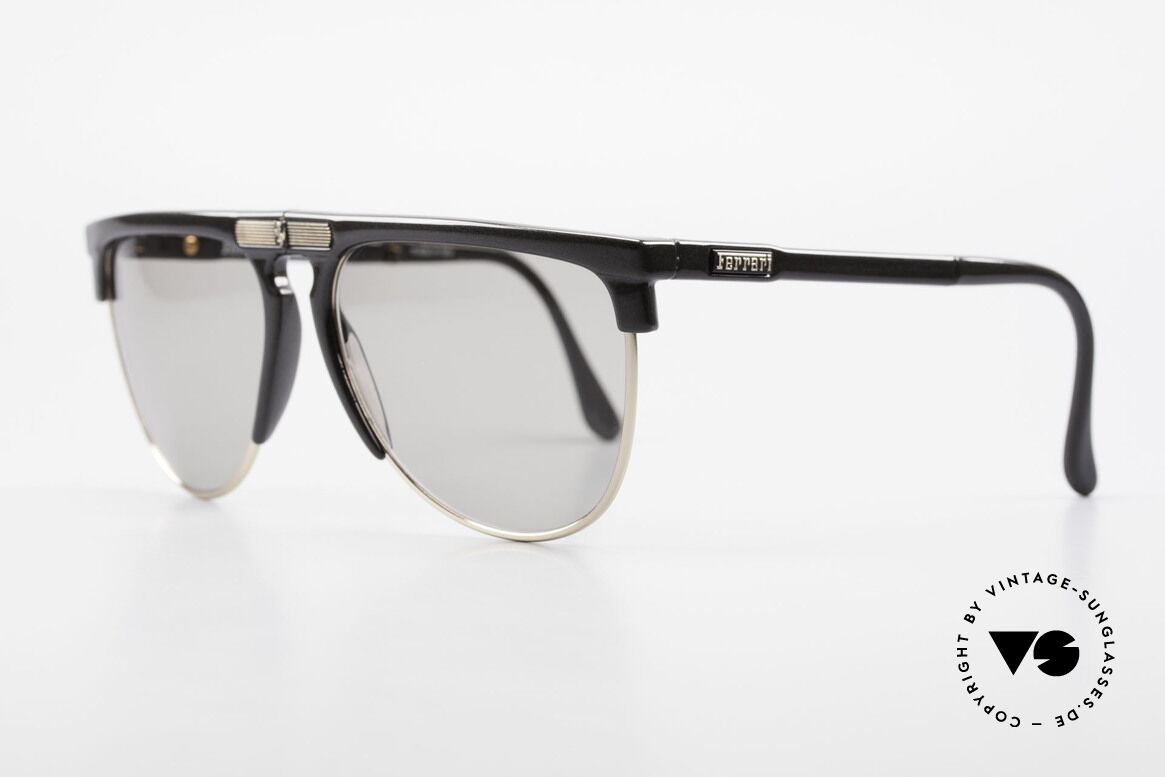 Ferrari F27/S Carbonio Folding Shades 90's, high-class carbon frame and finest Italian quality, Made for Men