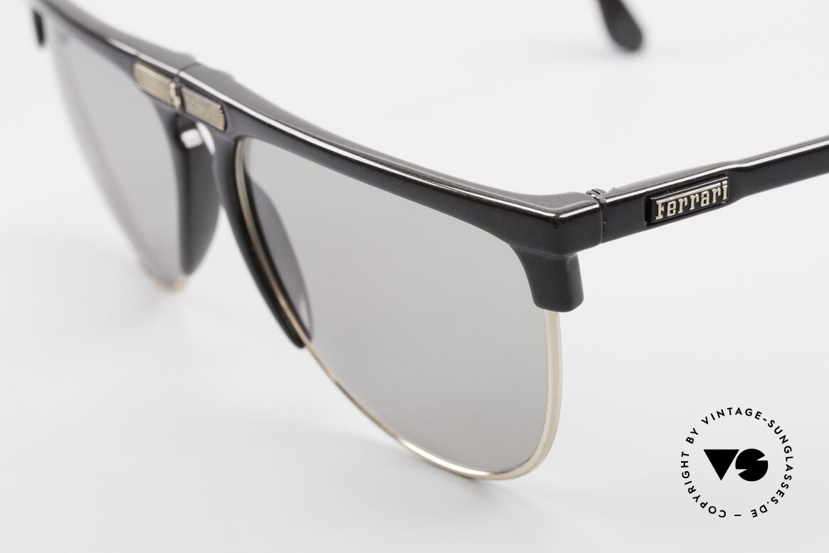 Ferrari F27/S Carbonio Folding Shades 90's, rare vintage shades of the FERRARI FORMULA series, Made for Men