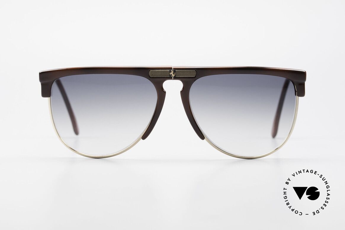 Ferrari F27/S 90's Carbonio Folding Shades, luxury folding sunglasses by Ferrari from the 90's, Made for Men