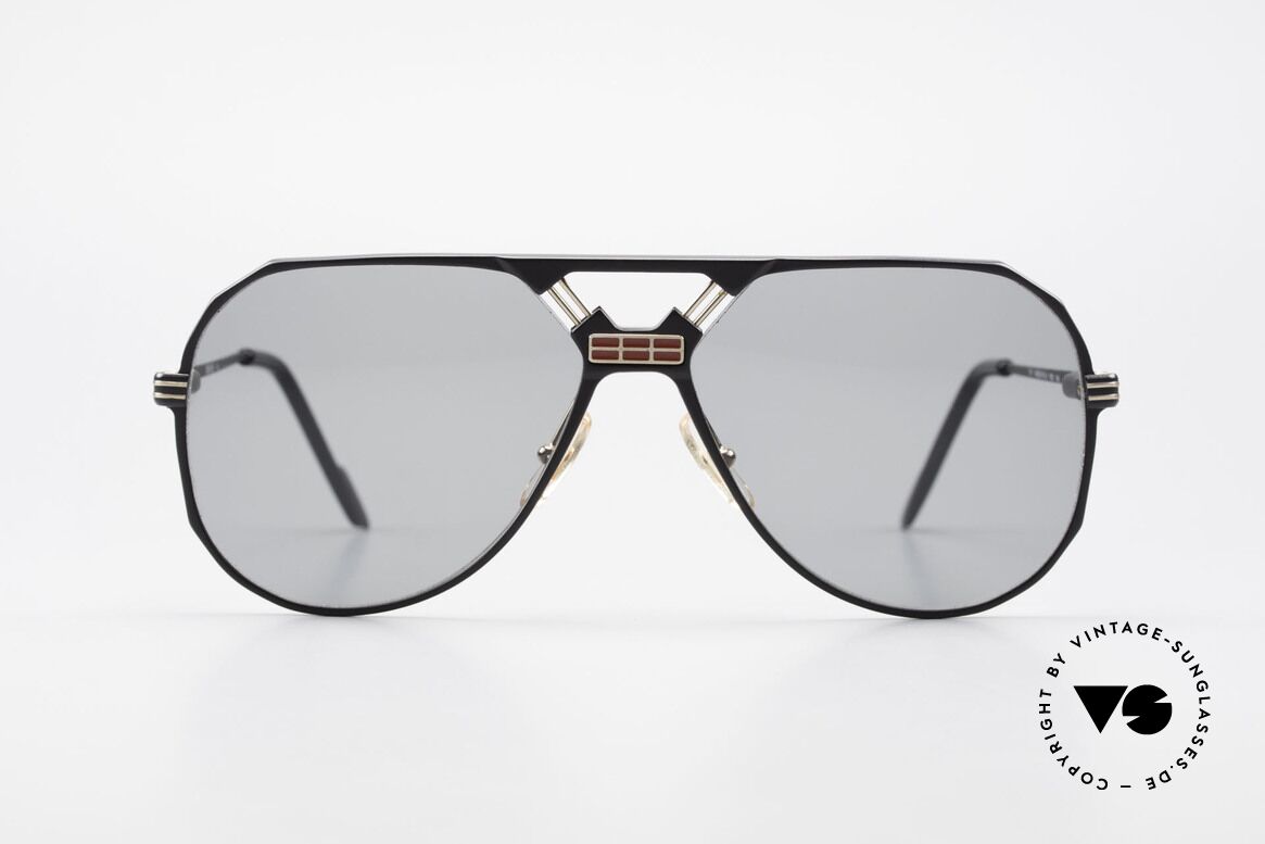 Ferrari F23/S 90's Aviator Sports Sunglasses, 1st class wearing comfort thanks to spring hinges, Made for Men