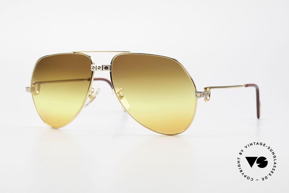 Cartier Vendome Santos - M One Of A Kind 80's Collectible, Vendome = the most famous eyewear design by CARTIER, Made for Men and Women