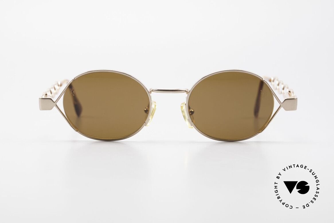 Moschino MM344 Ladies Designer Sunglasses 90s, creative interpretation of the classic round design, Made for Women