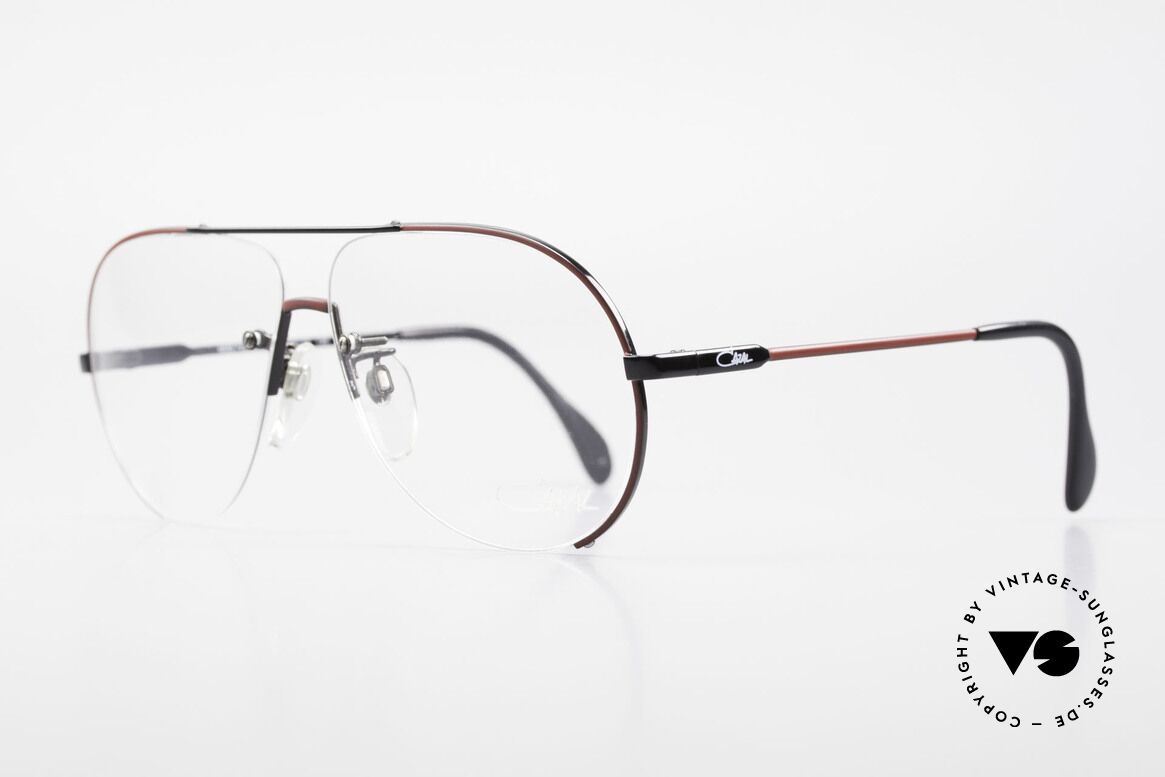 Cazal 723 XXL Rimless 80's Aviator Specs, the ordinary 'aviator style' interpreted by Mr. Cazal, Made for Men