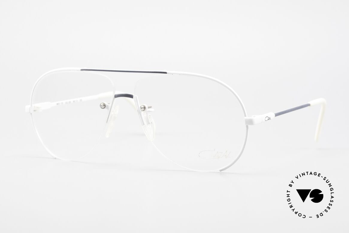 Cazal 723 Rimless 80's Aviator Frame, rare vintage Cazal designer eyeglasses from 1986, Made for Men