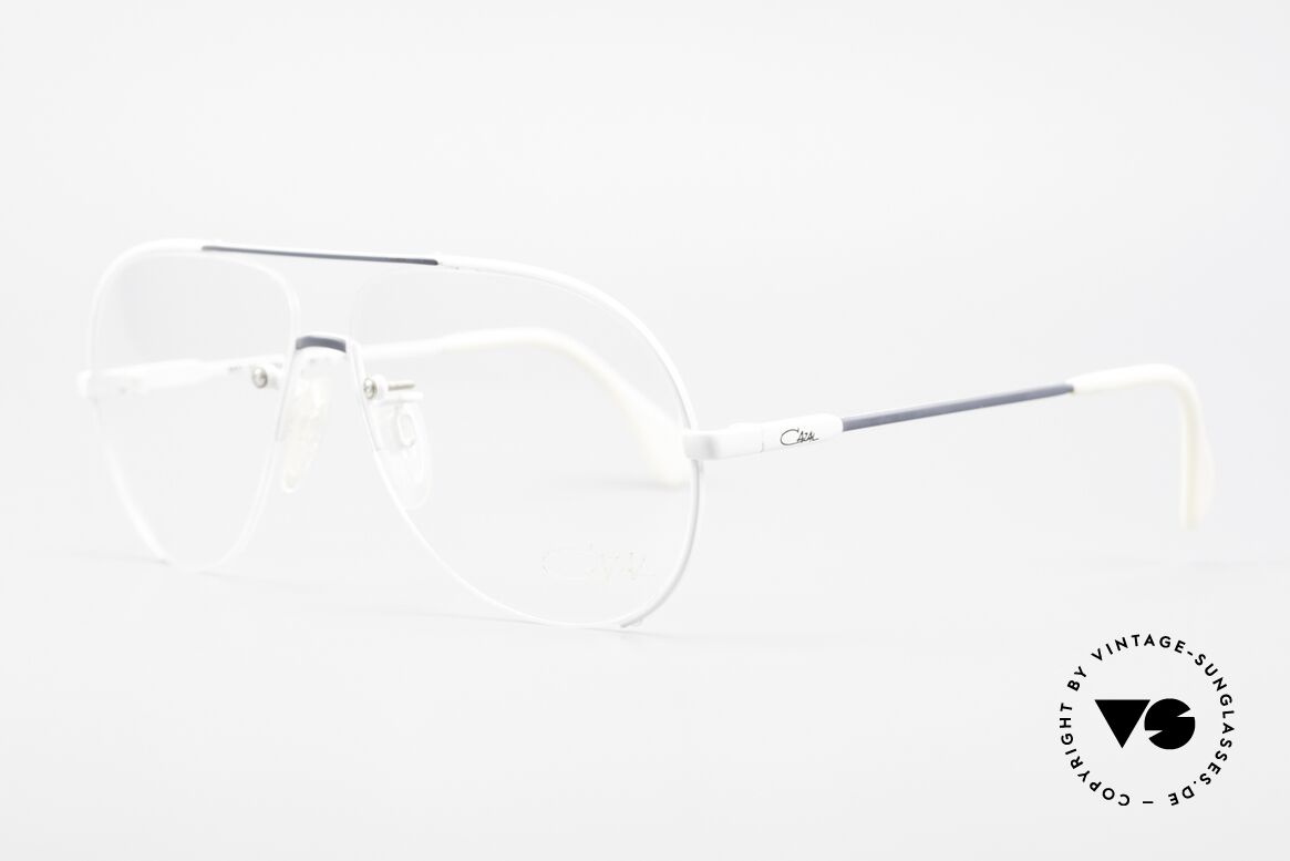 Cazal 723 Rimless 80's Aviator Frame, the ordinary 'aviator style' interpreted by Mr. Cazal, Made for Men