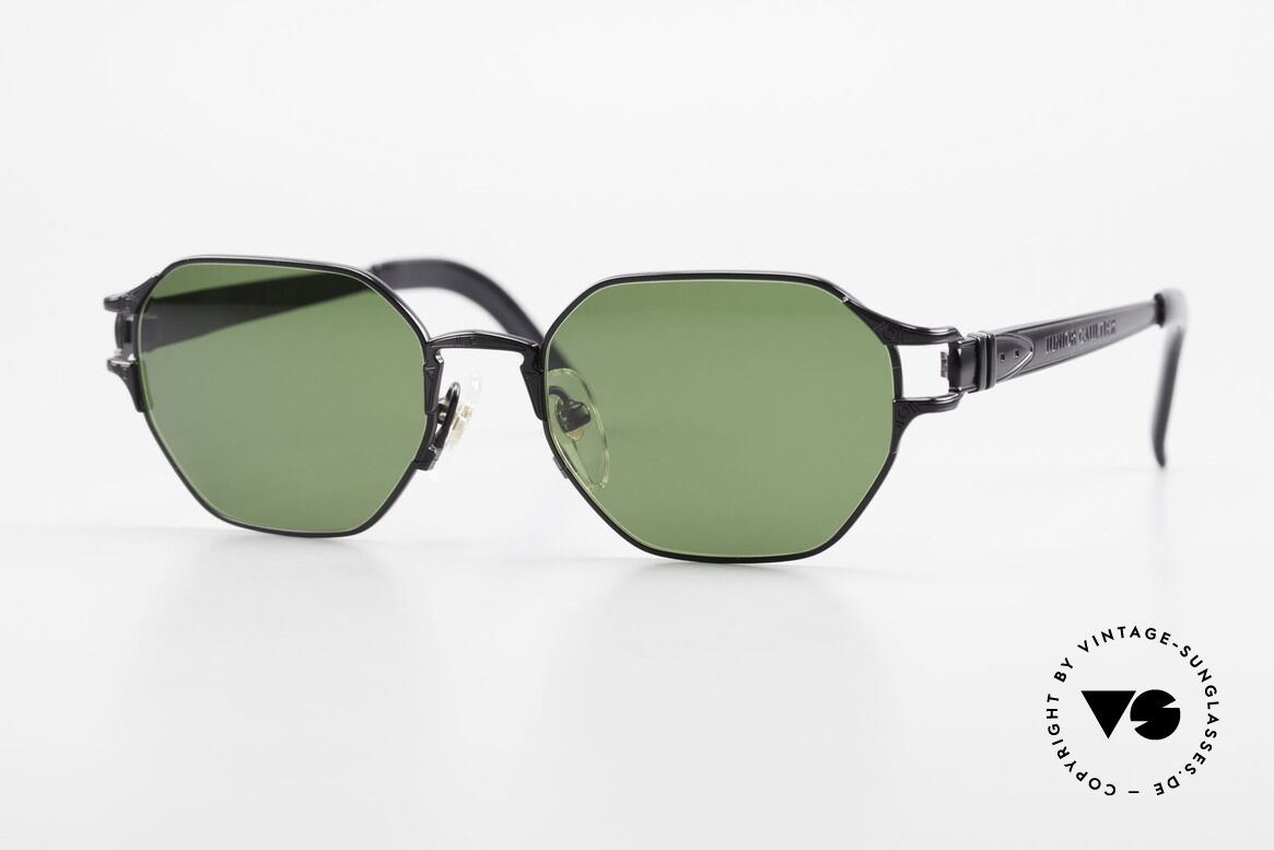 Jean Paul Gaultier 58-4173 Square Old 90's Designer Shades, 90's designer sunglasses by Jean Paul Gaultier, Made for Men and Women