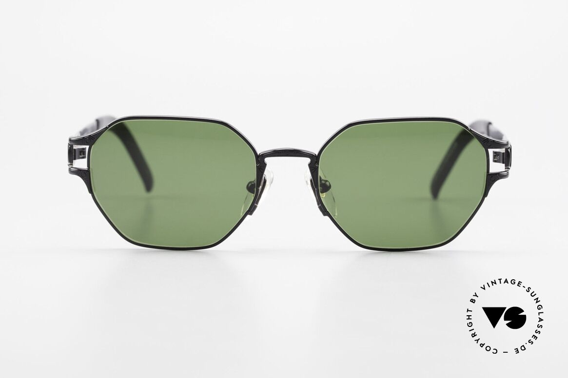 Jean Paul Gaultier 58-4173 Square Old 90's Designer Shades, with some subtle "J.P.G." details on the frame, Made for Men and Women