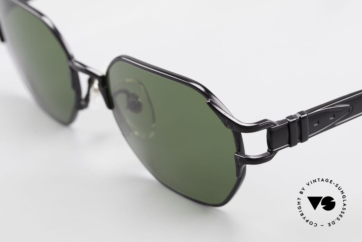Jean Paul Gaultier 58-4173 Square Old 90's Designer Shades, high-end CR39 sun lenses (100% UV protection), Made for Men and Women